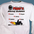 Motorcycle Racing Buddies Personalized Sweatshirt